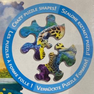 Crazy Shapes Tropical Island Jigsaw Puzzle