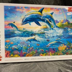 Dolphin Family Jigsaw Puzzle – 1500 pieces