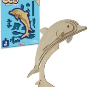 3D Eco Wooden Puzzle – Dolphin