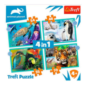 4-in-1 Animal Planet Puzzle