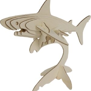 3D Eco Wooden Puzzle – Shark