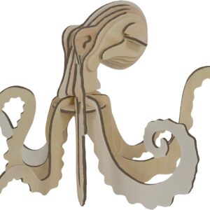 3D Eco Wooden Puzzle – Octopus